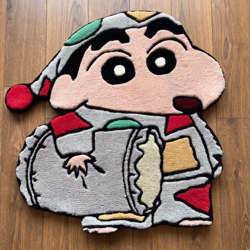 Shinchan Sleep Time Handtufted Rug