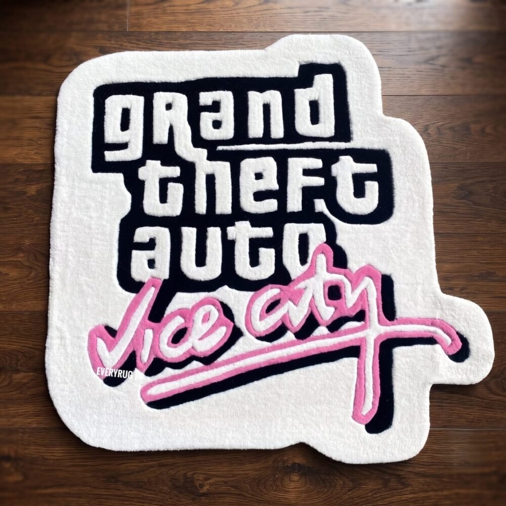 Gta Vice City Handtufted Rug